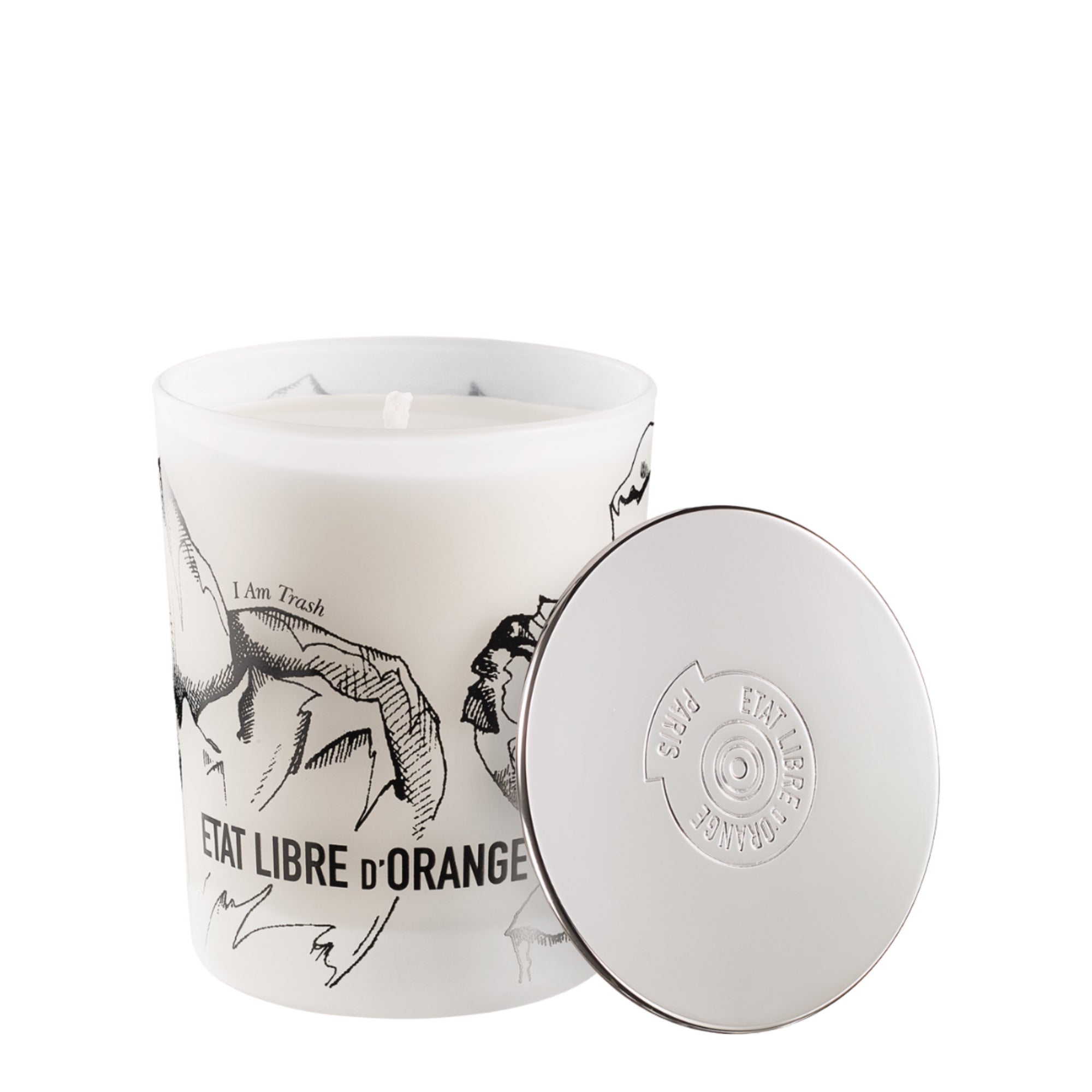I Am Trash Candle