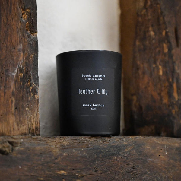 Leather & Lily Candle