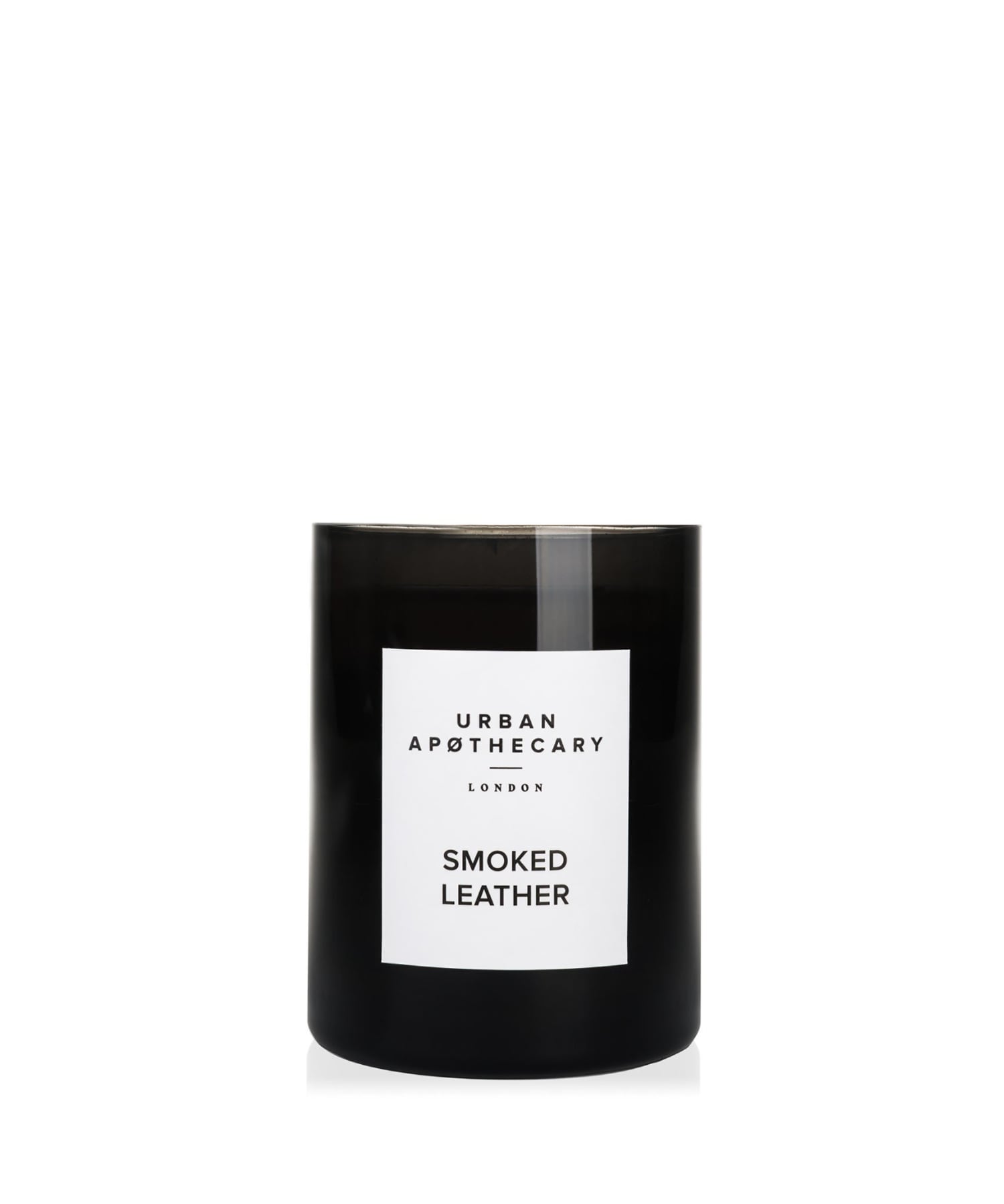 URBAN APOTHECARY Smoked Leather Luxury Glass Candle 300 g